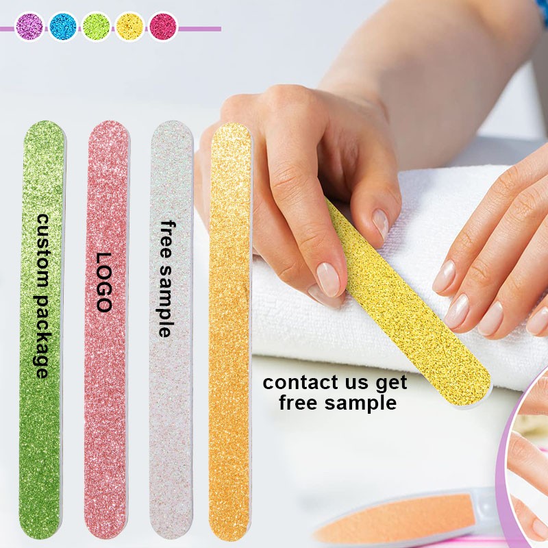 Emery Board Manufacturer - Colorful Glitter Dual Sided