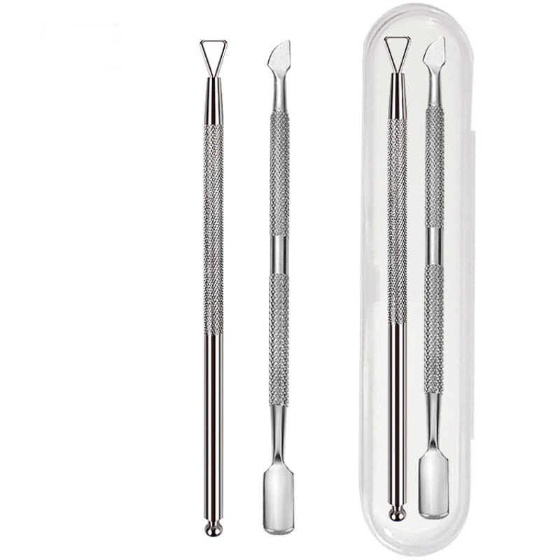 Nail Art Tool Supplier - Trimming Double Head Stainless