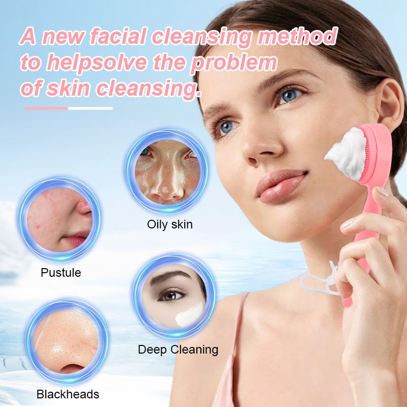 Facial Brush Factory - 2 in 1 Double Sided