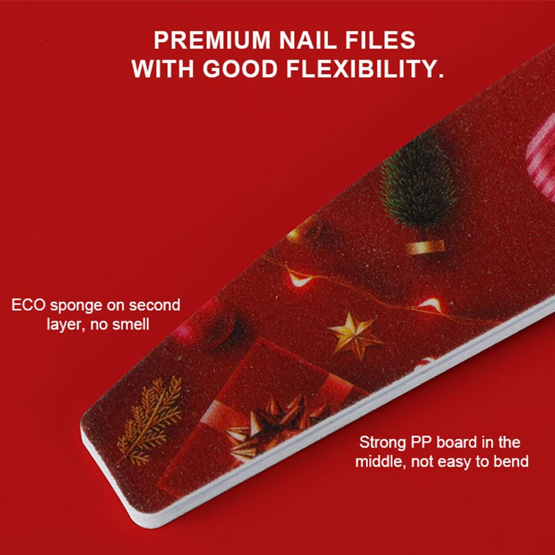 Emery Board Factory - Christmas Theme Printed Pattern