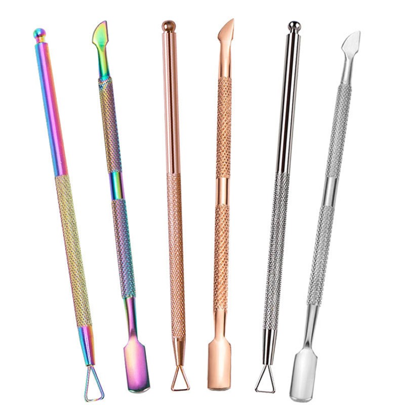 Nail Art Tool Supplier - Trimming Double Head Stainless