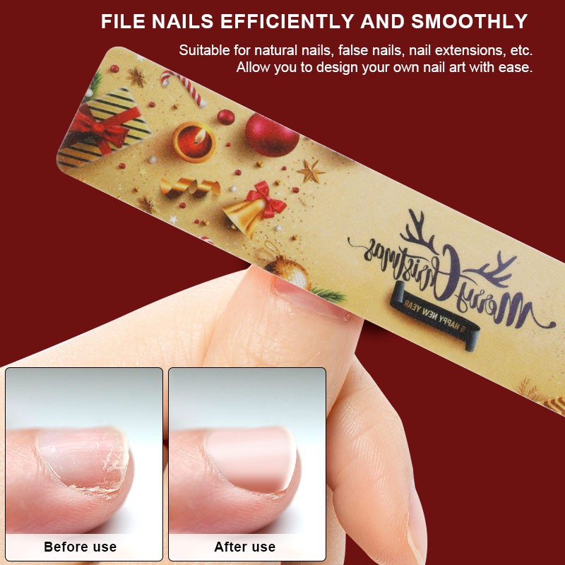 Emery Board Factory - Christmas Theme Printed Pattern