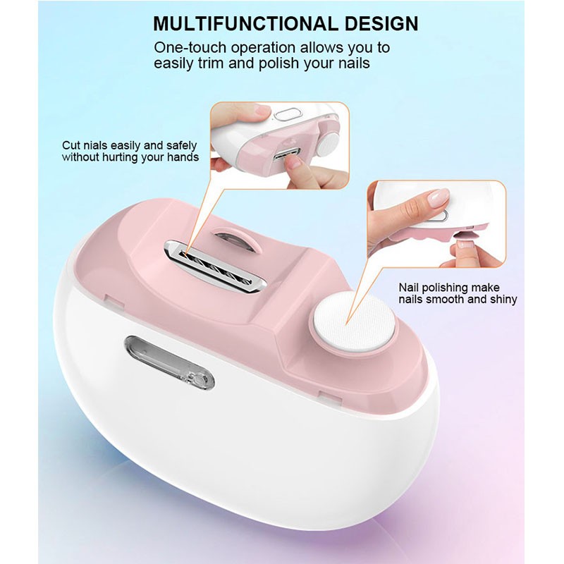 Nail Trimmer Supplier - 2 in 1 Automatic LED Light