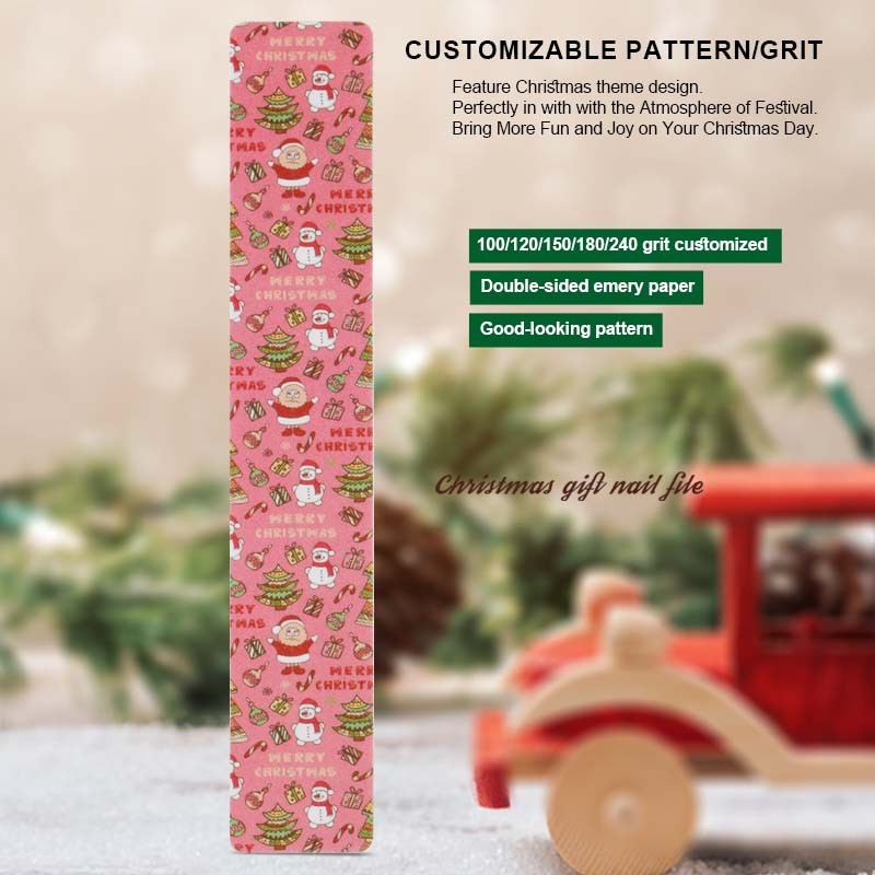 Emery Board Factory - Christmas Theme Printed Pattern