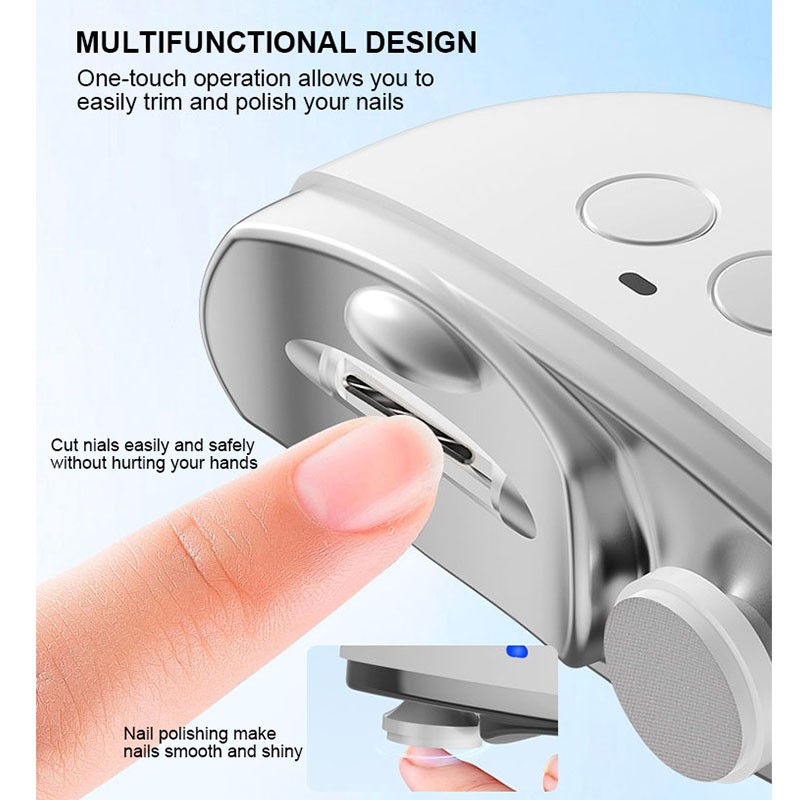 Electric Nail Clipper Manufacturer - Rechargeable 3 Speed LCD