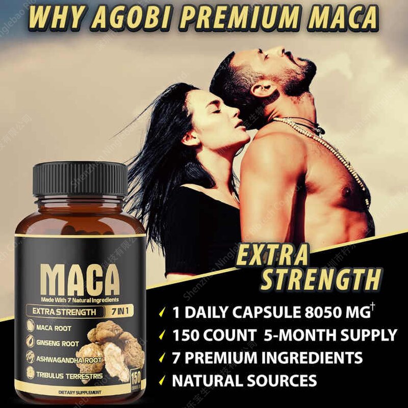 Maca Capsules Manufacturer - Hot Selling Private Label Man Energy 90 Boost Power Natural Booster Strong Root Pills