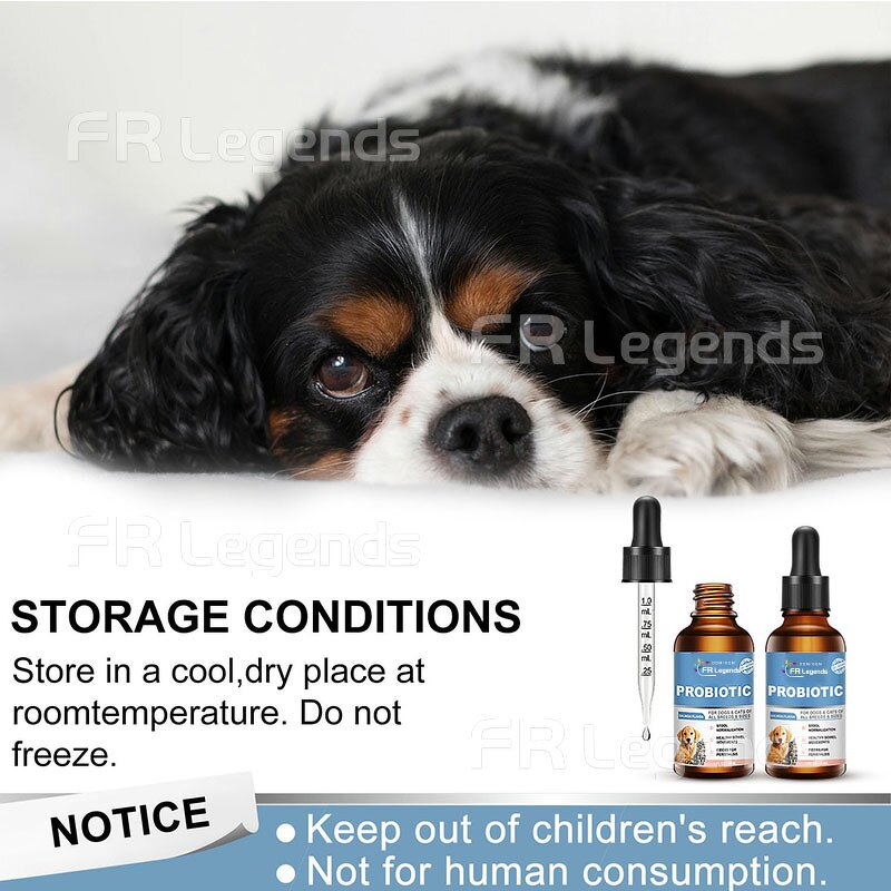 Probiotics for Dogs Manufacturer - Hot Selling Natural with Digestive Enzymes Yeast Supports Digestive Itchy Skin Drops