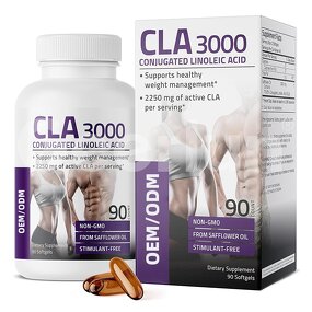 CLA Softgels Manufacturer - Factory OEM 3000mg with Green Tea Extract for Weight Management Belly Fat Support