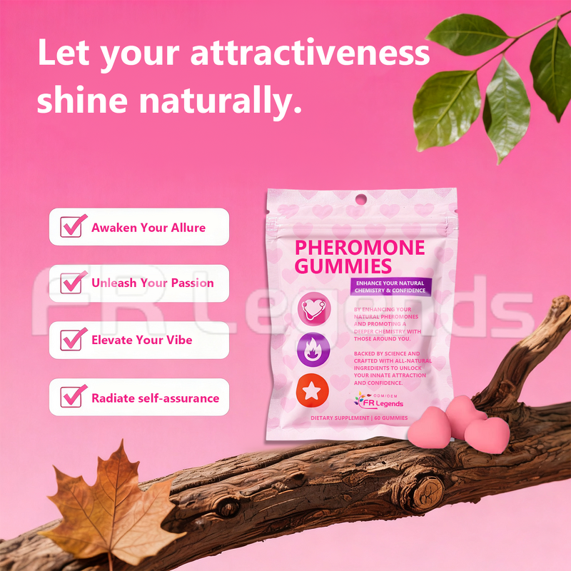 Herbal Female Hormone Gummy Manufacturer - OEM Enhance Charm Vitamin Pheromone for Women