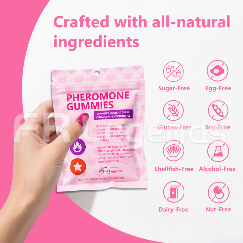 Herbal Female Hormone Gummy Manufacturer - OEM Enhance Charm Vitamin Pheromone for Women