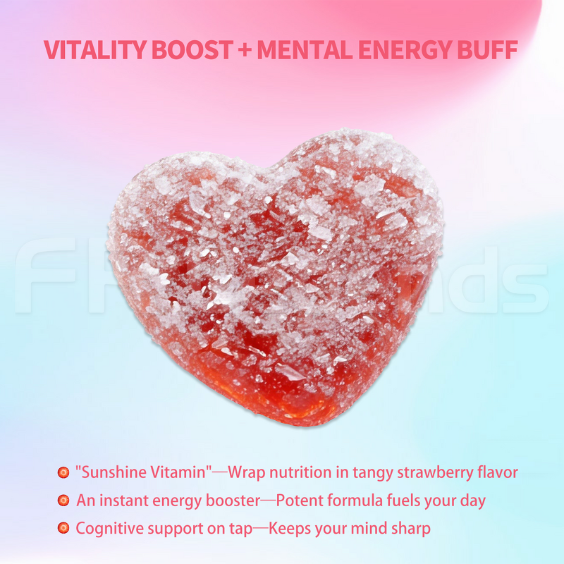 Vitamin D3 B12 Gummies Manufacturer - Custom Label Promote Cognitive Health Immunity Booster