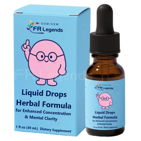 Children's Health Supplements Manufacturer - OEM Herbal Extracts Supports Improved Attention Cognitive Drops