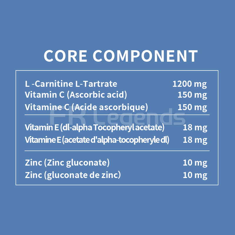 L Carnitine Herbal Supplement Manufacturer - Custom Brand 1000mg Energy Booster Fat Burner B Vitamins Effervescent