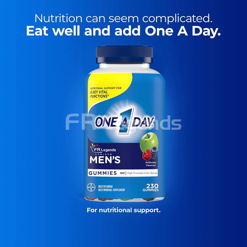 Men Multivitamin Gummy Manufacturer - OEM Factory Halal Nutritional Supplement One a Day