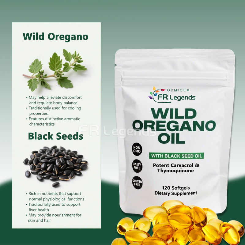 Wild Oregano Oil Softgel Manufacturer - Wholesale Price Enhance Immune System Herbal Supplement