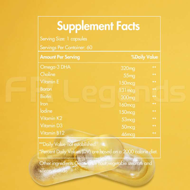 Women Prenatal Supplement Manufacturer - Custom Wholesale Support Fetal Brain Development Vegan Capsules