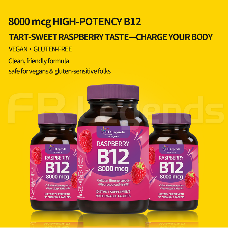 Vegan B12 Chewable Supplement Manufacturer - Custom Label Natural Energy Production & Metabolic Support