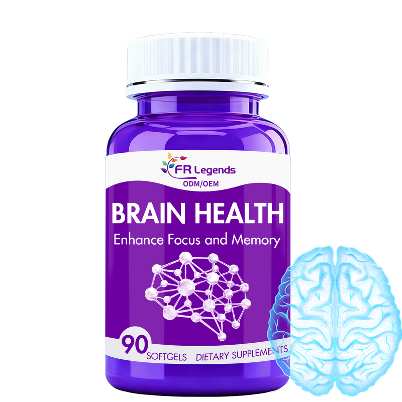 Brain Health Softgels Manufacturer - OEM ODM Improved Concentration Memory Vitamin B12 Natural Nootropic