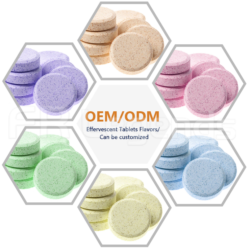 Glutathione Vitamin C E Tablets Manufacturer - OEM Supplement for Skin Lightening Whitening Glow Effervescent