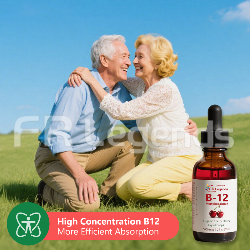 Organic Extracts Vitamin B12 Drops Manufacturer - OEM Wholesale Helps Brain Health Enhances Memory