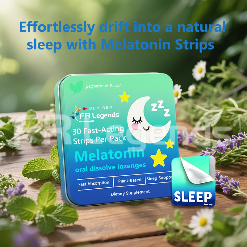 Melatonin Extract Supplements Manufacturer - Private Label Helps Sleep Quality Calm Oral Film