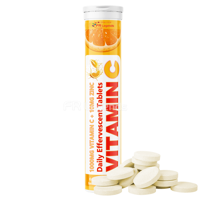 Multivitamin Tablets Supplement Manufacturer - Customized Label Support Immune 1000mg Vitamin C Effervescent