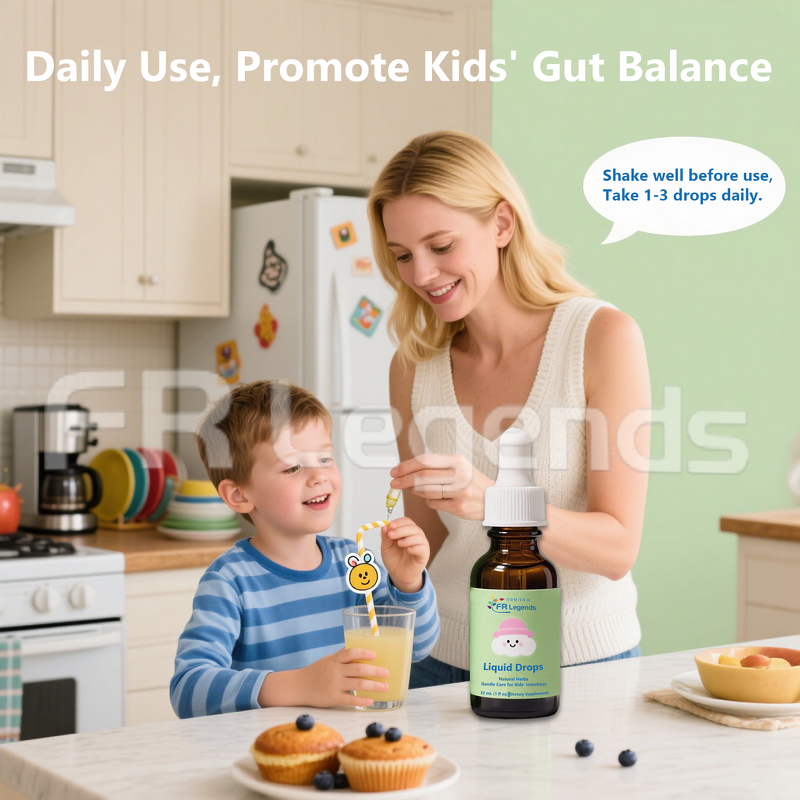 Herbal Supplements Manufacturer - OEM Custom Organic Extracts Helps Children's Gut and Immune Health Drops