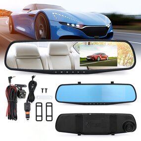 Mirror Dash Cam - 4k & Rearview for Car