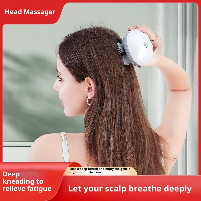 Hair Care Device - Scalp Massager with 4 Heads