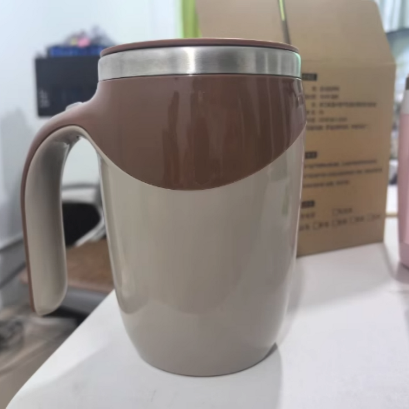 Self Stirring Coffee Mug - Stainless Steel & Magnetic
