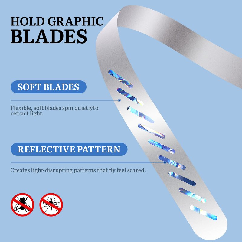 Bug Repellent Fan - Rechargeable for Restaurant & BBQ