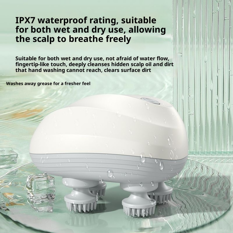 Hair Care Device - Scalp Massager with 4 Heads