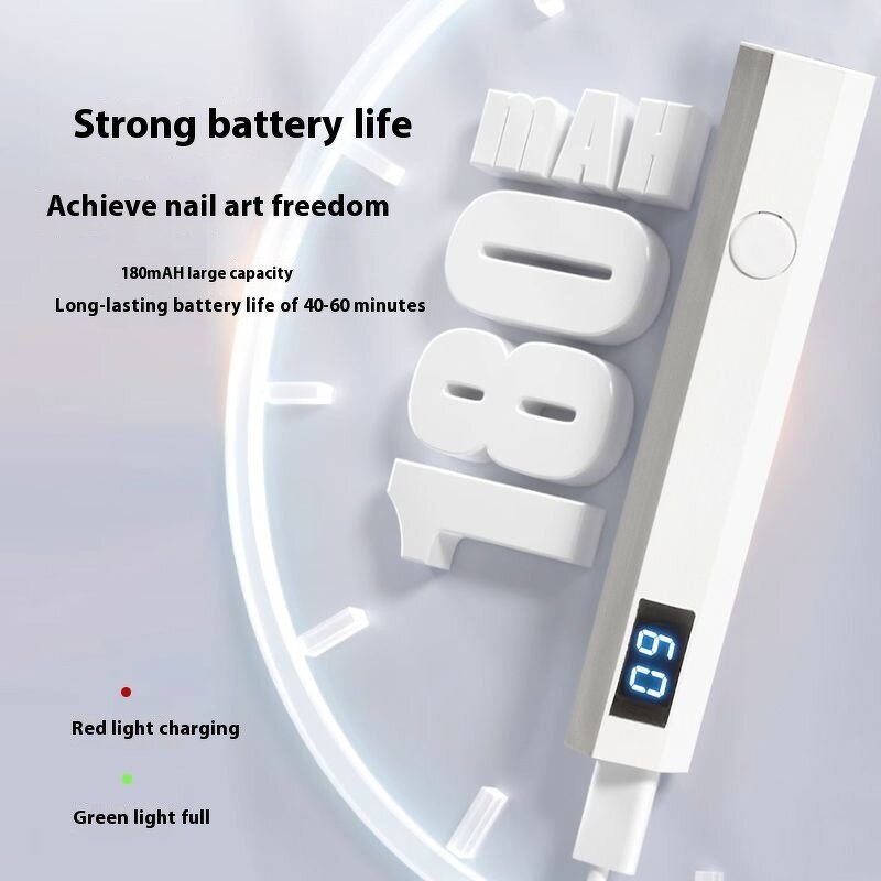 Cordless Nails Dryer - UV LED Curing & Rechargeable