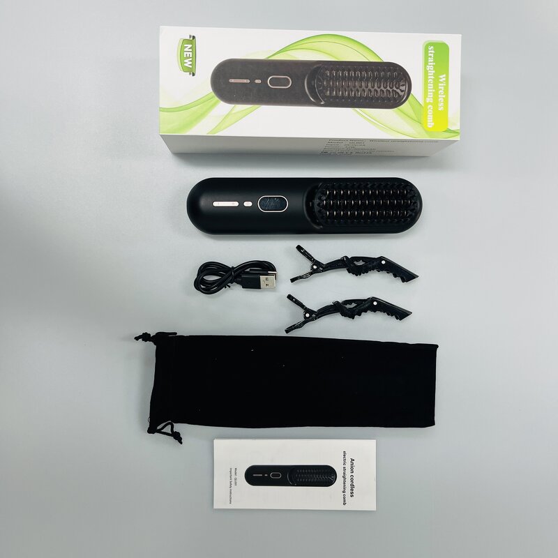 Cordless Curling Brush - USB & Negative Ion