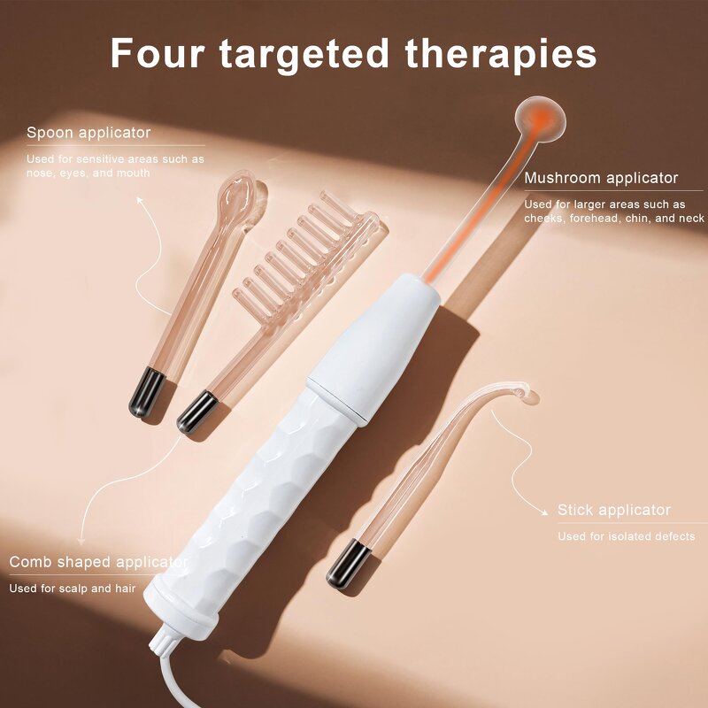 High Frequency Facial Machine - Portable with 4 Tubes