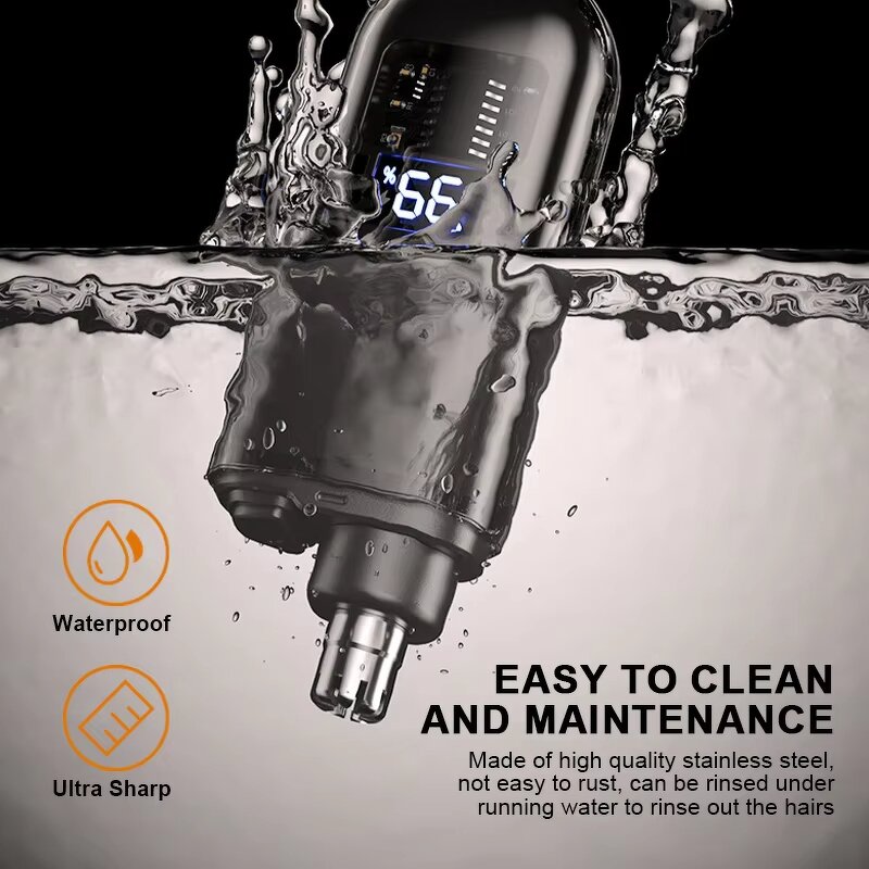 Nose Hair Trimmer - Waterproof & Rechargeable for Men