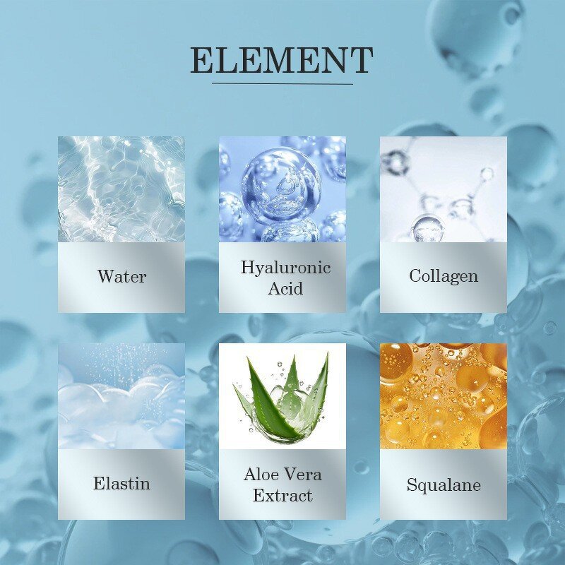 Face Serum Set - 3+1ea Whitening & Hyaluronic Acid