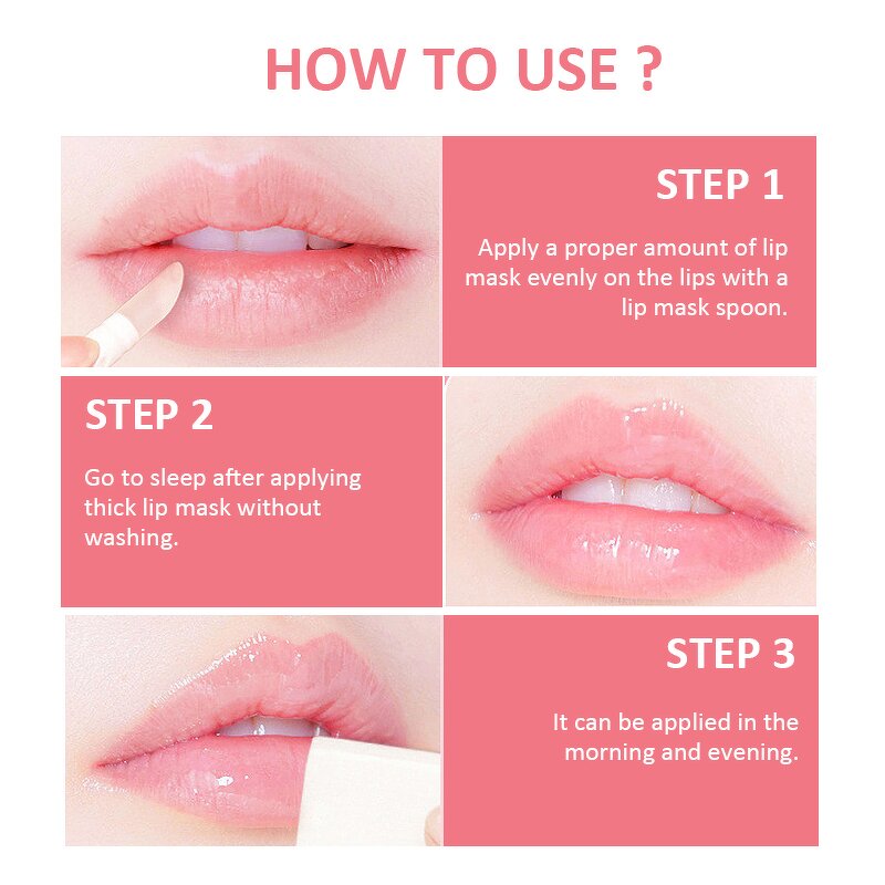 Lip Mask - 20ml Private Label Nourishing & Peach