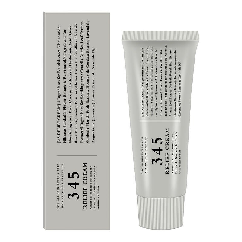 Face Moisturizer Cream - 345 Relief & Soothing Recovery