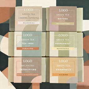 Bar Soap - Private Label Green Tea Herbal & Moisturizing