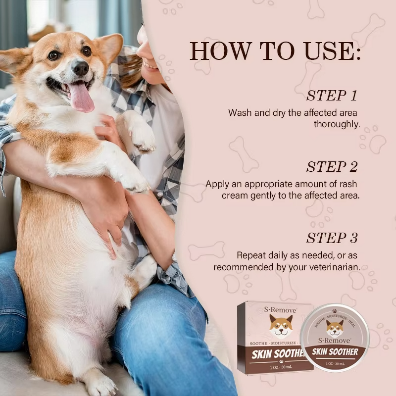 Dog Rash Cream - 30ml Pet Skin Soothing & Allergy Relief
