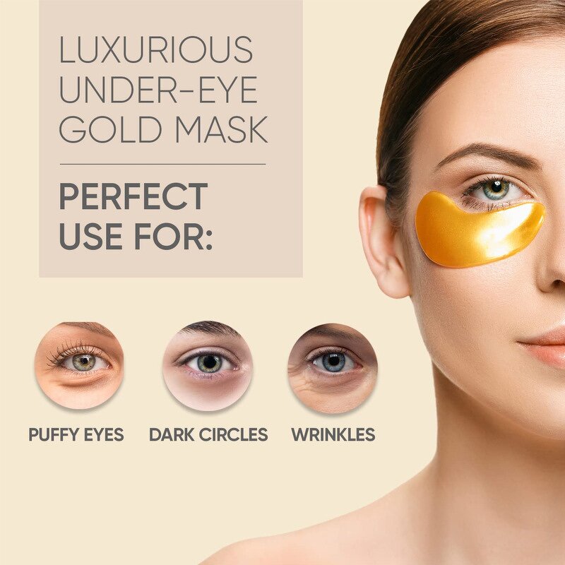 Eye Gel Pads - 24K Gold Collagen & Hydrogel