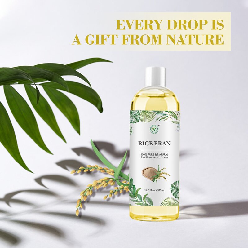 Rice Bran Oil Manufacturer - 100% Pure Organic Cold Pressed Extra Virgin