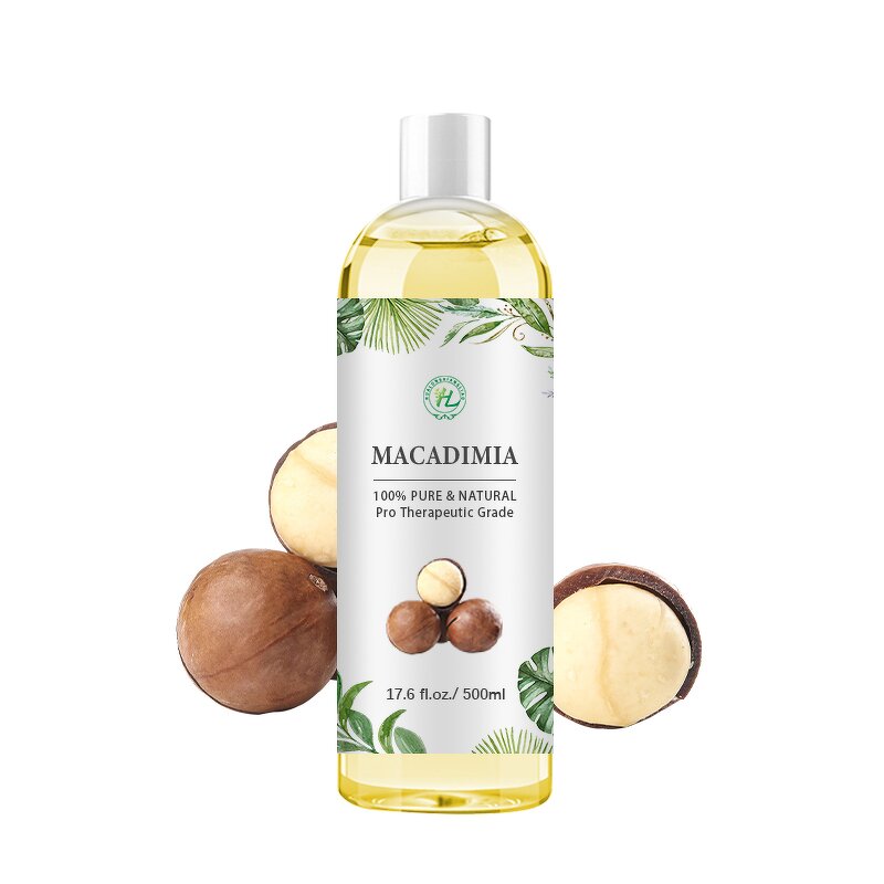 Macadamia Seed Oil Manufacturer - 100% Pure Organic Cold Pressed for Hair & OEM
