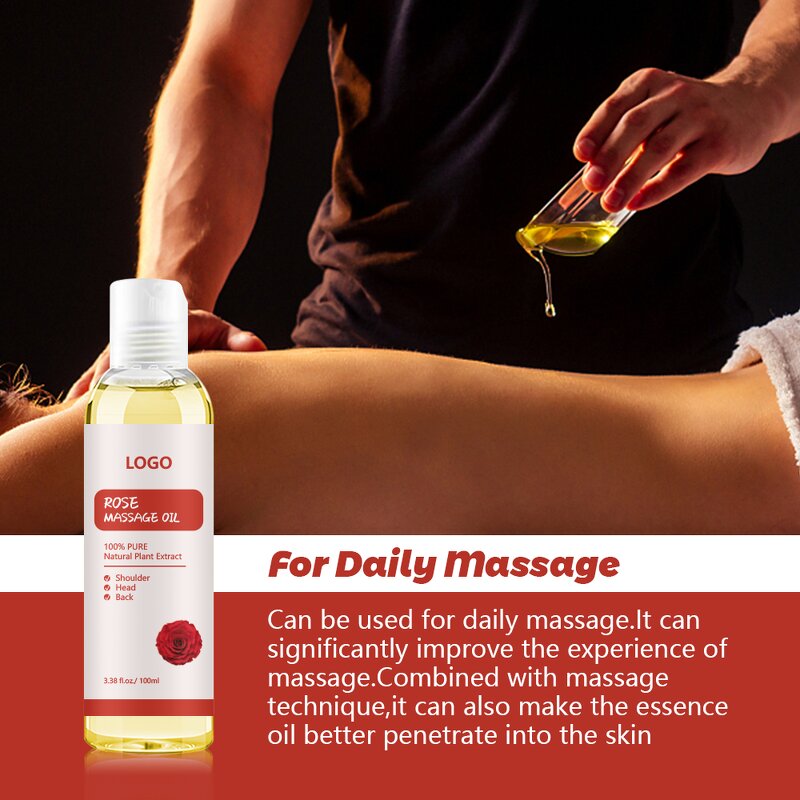 Red Rose Massage Oil Manufacturer - 100% Pure Natural China Rose Extract