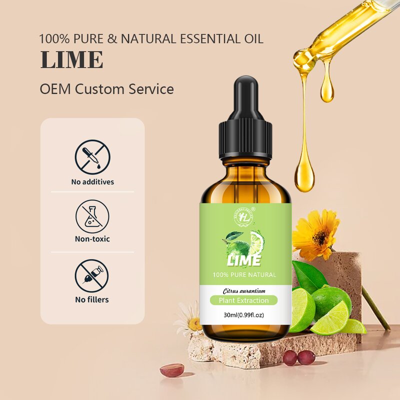 Indian Lime Essential Oil Manufacturer - 100% Pure Organic Steam Distilled & OEM