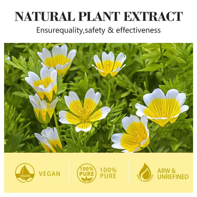 Meadowfoam Seed Oil Manufacturer - 100% Pure Organic Cold Pressed & OEM