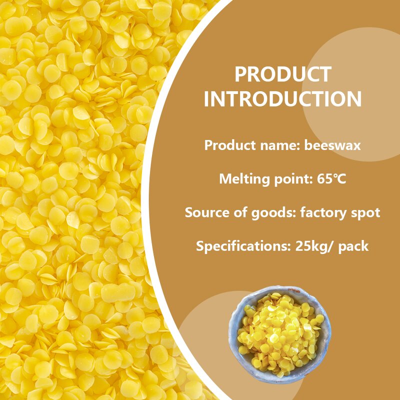 Beeswax Pellets Manufacturer - 100% Pure Natural Yellow for Scented Candles