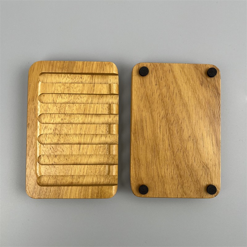 Soap Dish Supplier - Teak Wood Self Draining Holder