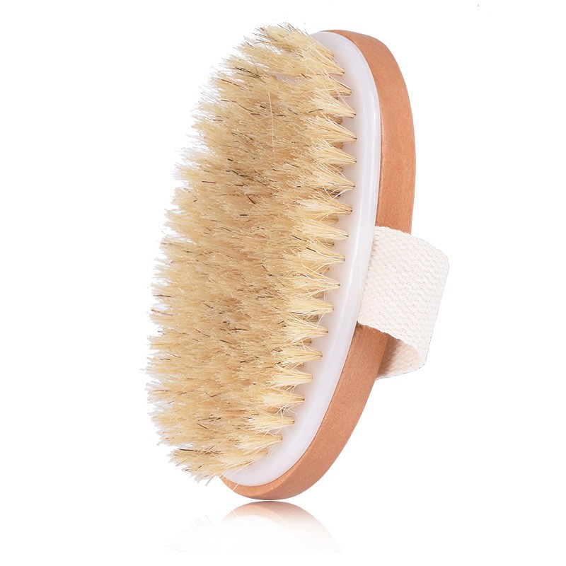 Exfoliator Brush Factory - Round Wood Massage Skin Body Brush